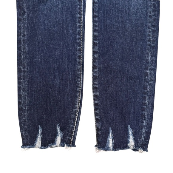 NWOT Kancan Size 3/25 High Rise 
5 Button Skinny Medium Wash Distressed Jeans - Picture 7 of 9